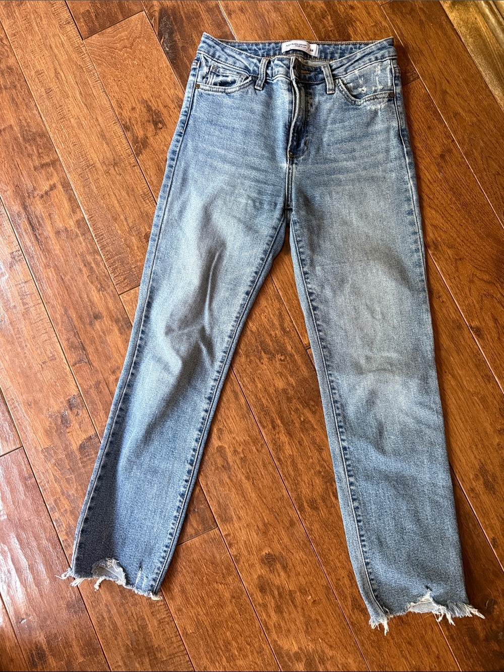 Just Black Denim Light Wash Women’s High-Rise Straight Jeans